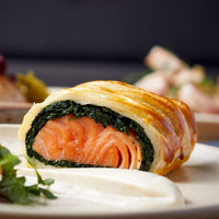 Party food for 10 - Salmon Wellington, Roasted O'Connor striploin, Orecchiette Pasta (72 hours advance notice required) - Woolly Pig Hong Kong