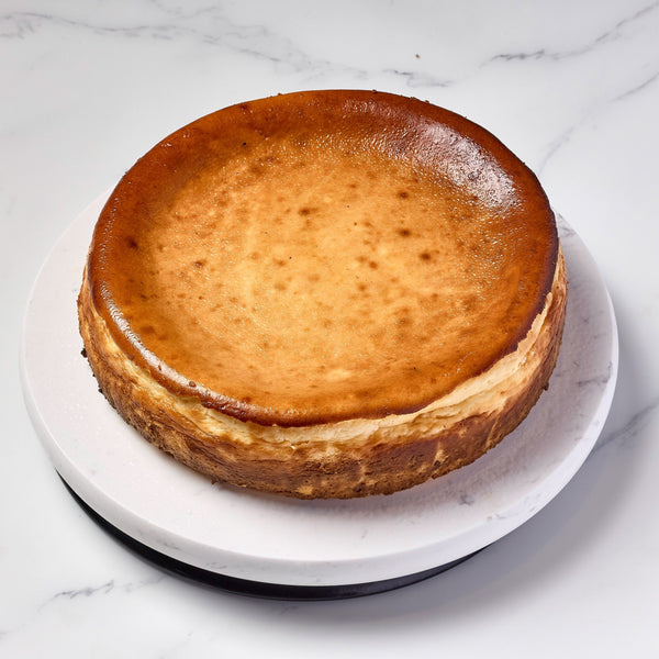 Burnt Basque Cheesecake by Chef Salvador Benedicto (MAJO Tapas Paella Bar) - Woolly Pig Hong Kong